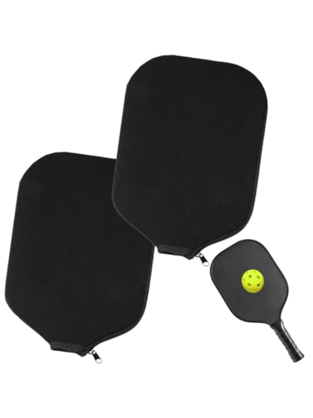 2 Pack Pickleball Paddle Covers Waterproof Diving Material Protective Sleeve
